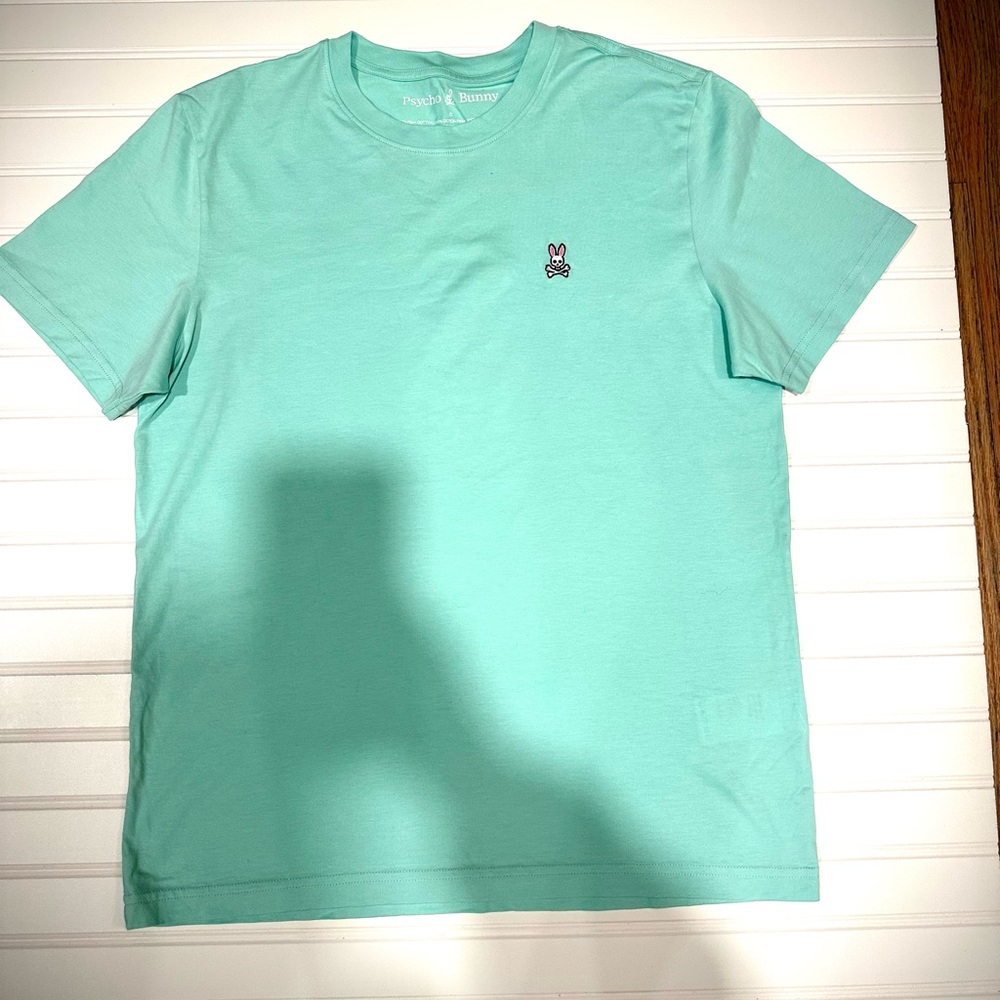 Men's Psycho Bunny T-Shirt Mint Green Size 5 NWOT